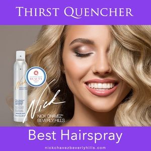 NICK CHAVEZ Hairspray x 2 Moisture Argan Oil New
